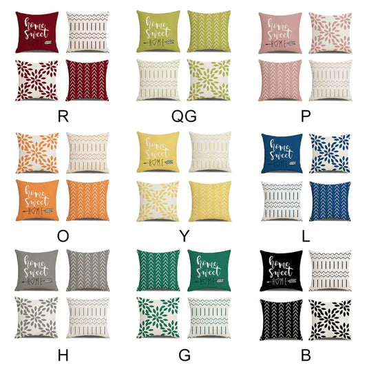 Pillow Covers 4 Pcs - 8 Colors