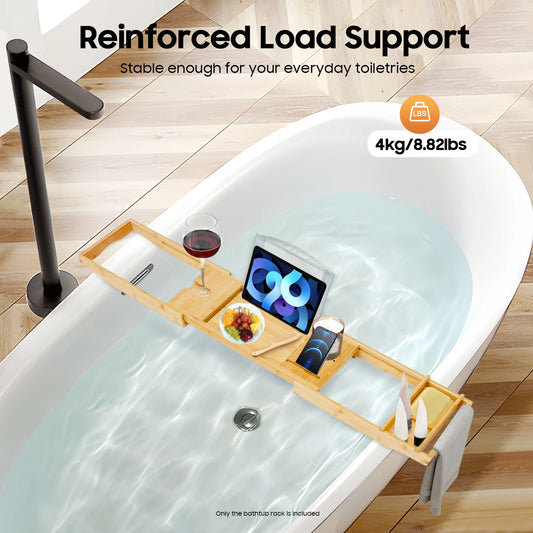 Bamboo Expandable Bath Tray