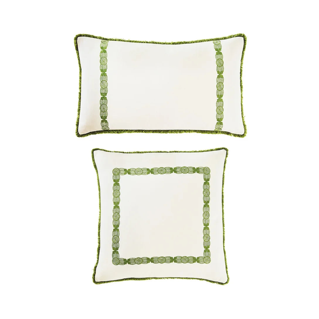 Embroidered Cotton Pillow Covers
