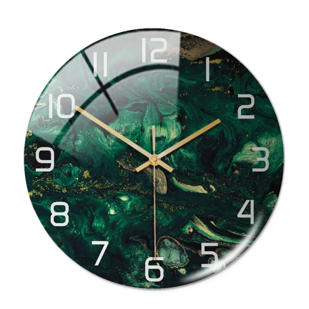 Wall Clock 3D Marble Pattern 8 Designs