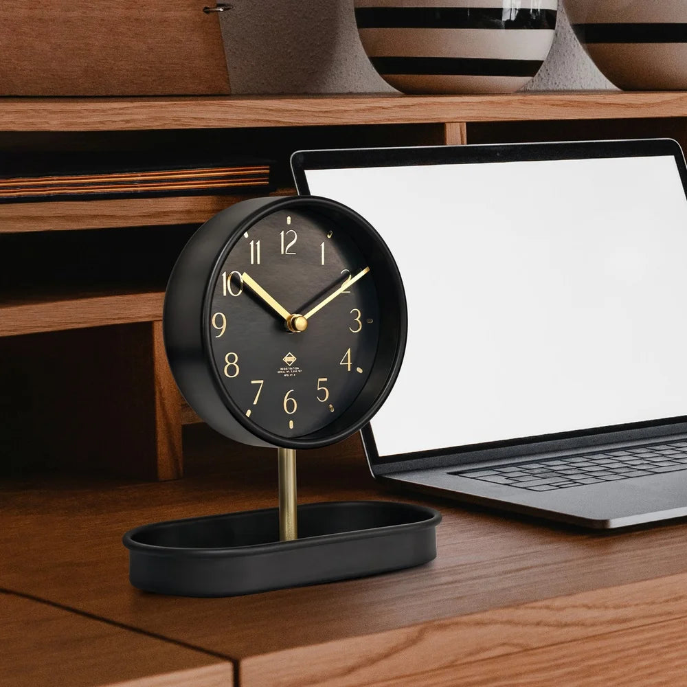 Trinket Tray Tabletop Clock