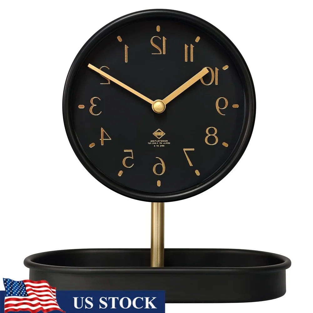 Trinket Tray Tabletop Clock