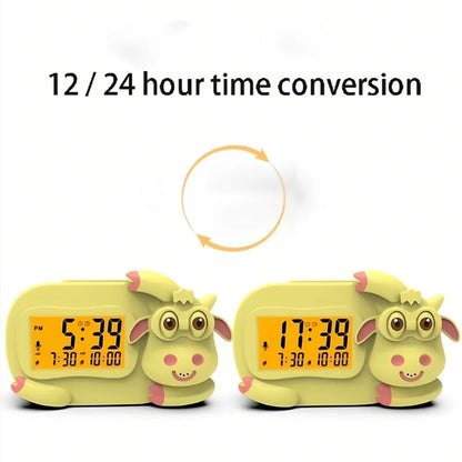 Kids Alarm Clock  - Cute Cow-Shaped