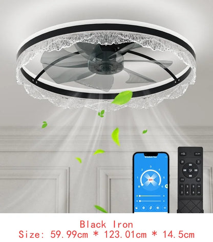 Ceiling Fan with LED Light – 3 Sizes