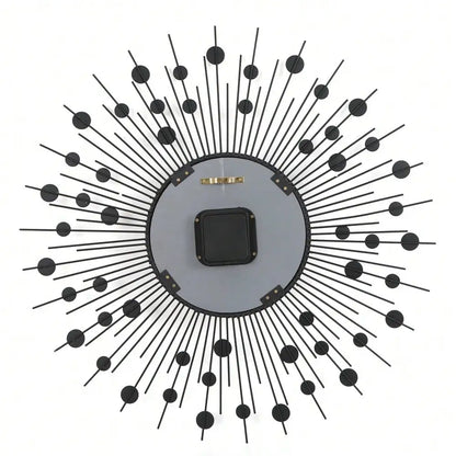 Sun Design Crushed Diamond Crystal Clock