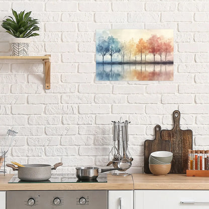 Rainbow Trees Canvas Wall Art
