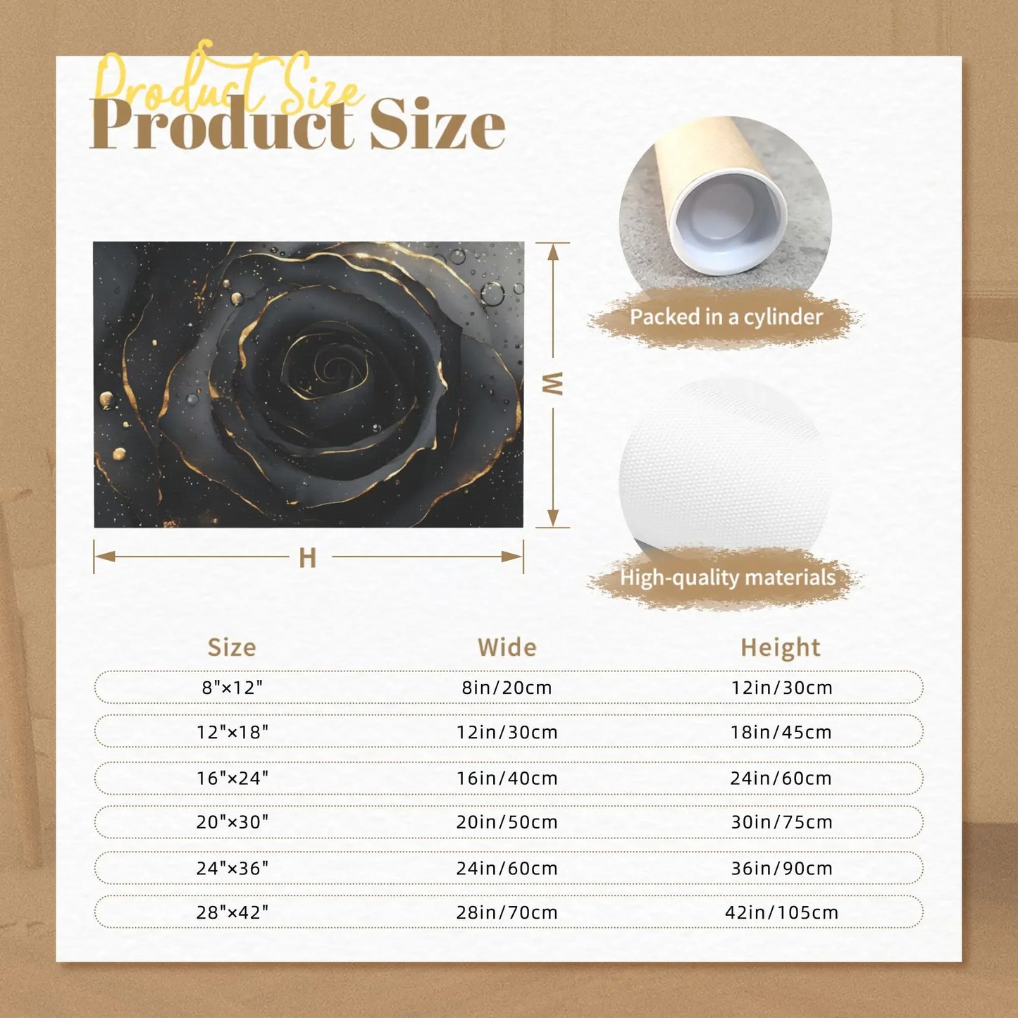 Black Rose Canvas Wall Art