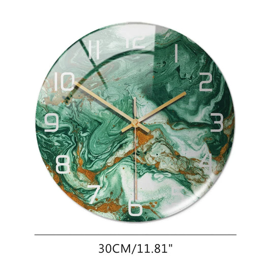 Wall Clock 3D Marble Pattern 8 Designs