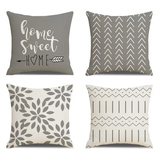 Pillow Covers 4 Pcs - 8 Colors