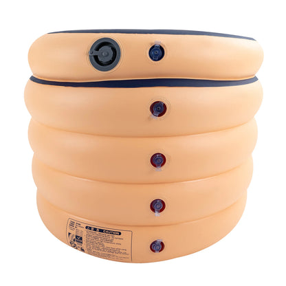 Inflatable Bathtub with Electric Air Pump - Blue / Orange