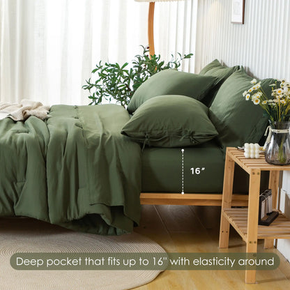 Sheet Set with Comforter - 5/7 Pcs