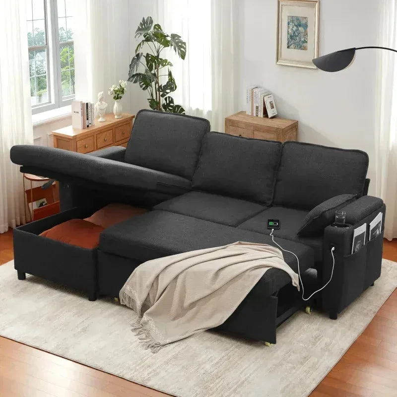 Sofa - L Shaped, Chaise, Sleeper