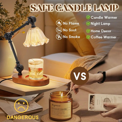 Candle Warmer Lamp with 2 Bulbs