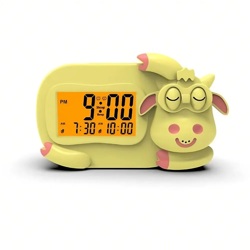 Kids Alarm Clock  - Cute Cow-Shaped