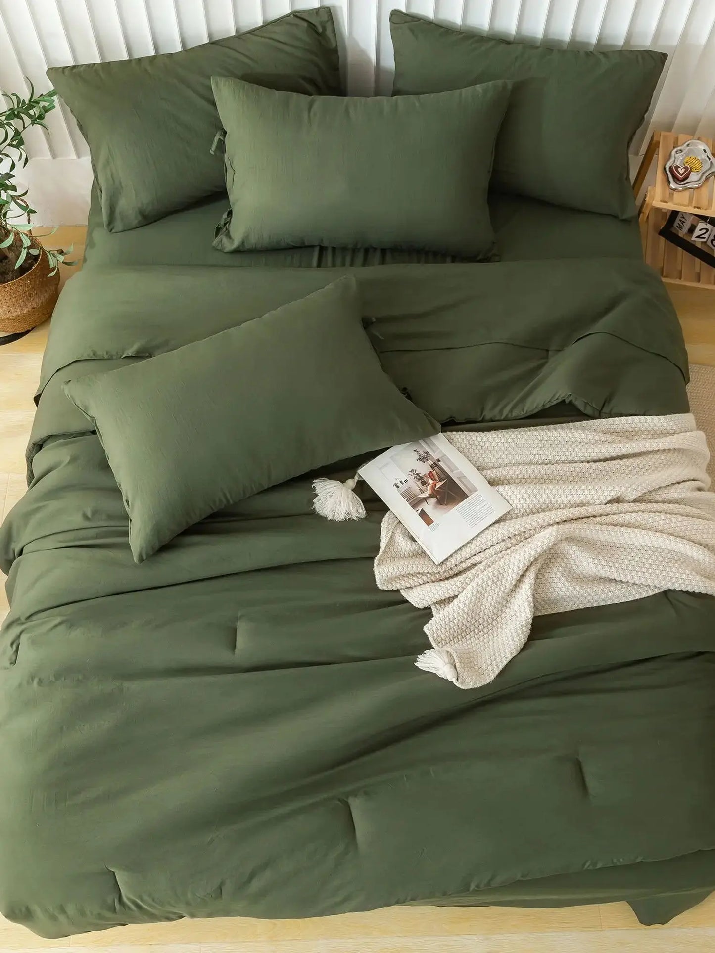 Sheet Set with Comforter - 5/7 Pcs