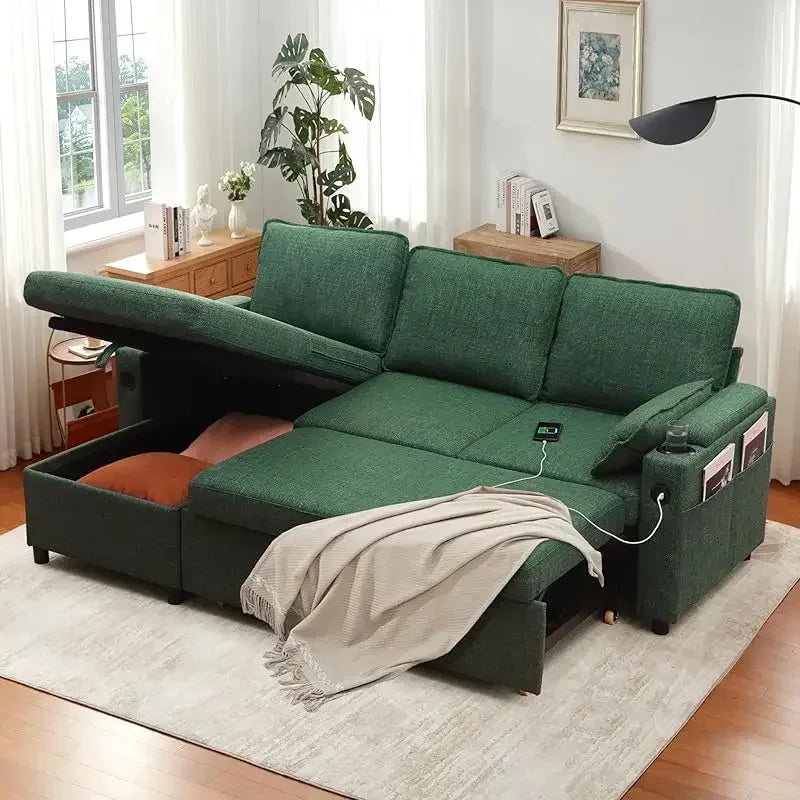 Sofa - L Shaped, Chaise, Sleeper