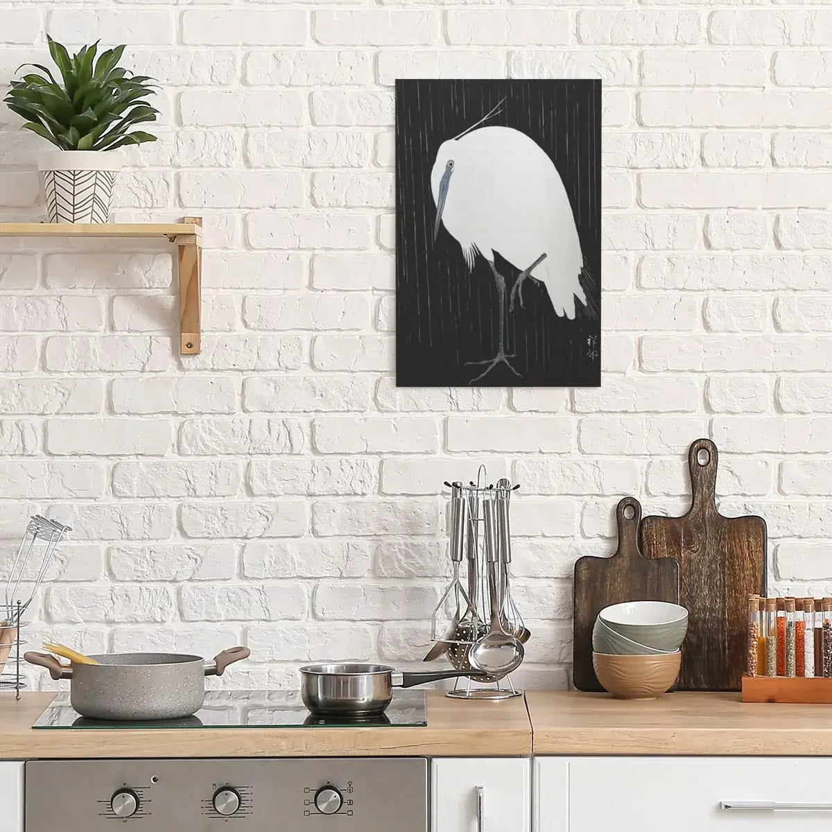 Egret Wall Art
