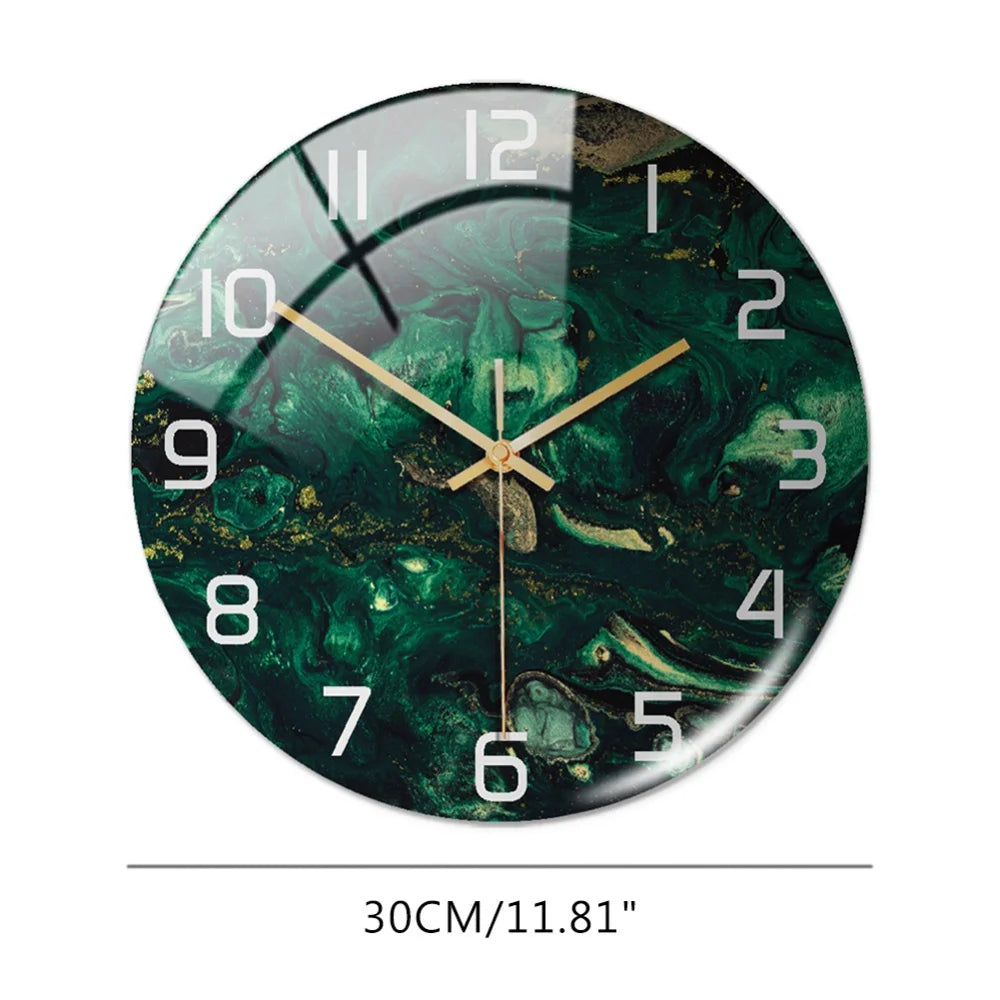 Wall Clock 3D Marble Pattern 8 Designs
