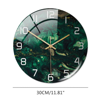 Wall Clock 3D Marble Pattern 8 Designs