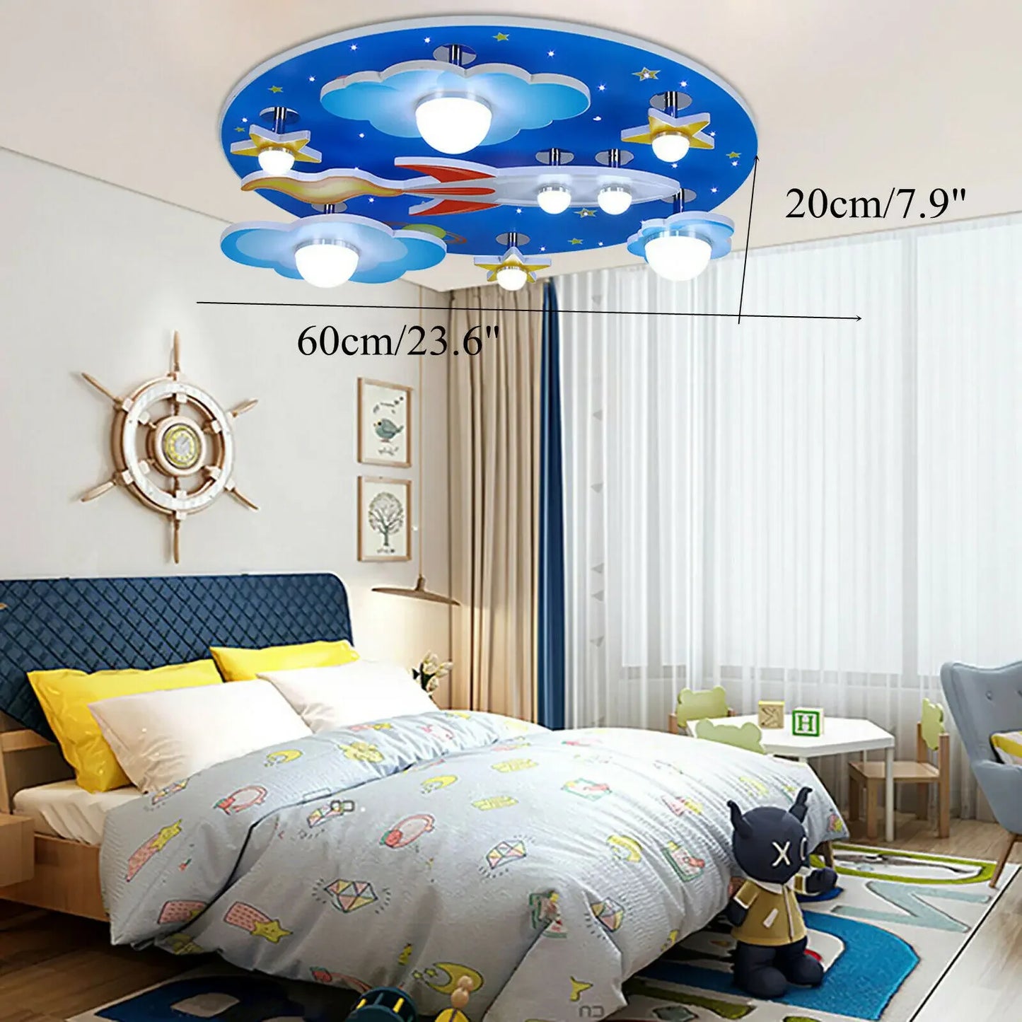 Airplane and Globe LED Light