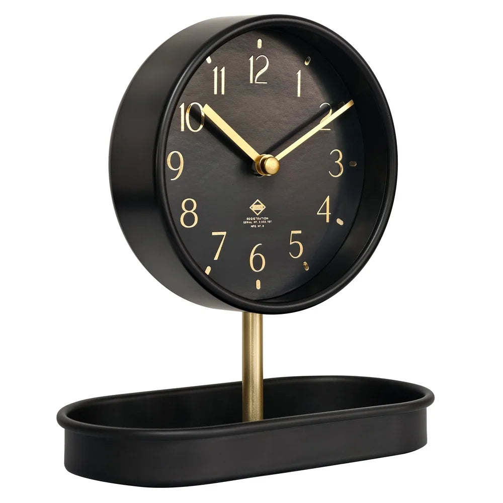 Trinket Tray Tabletop Clock
